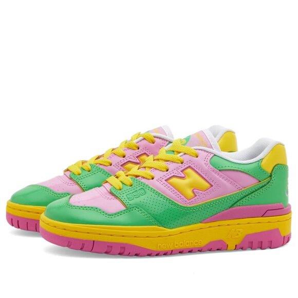 New Balance 550 Y2K Patent Leather Pack Pink Green Mens BB550YKA NEW Multi Sz main image 3